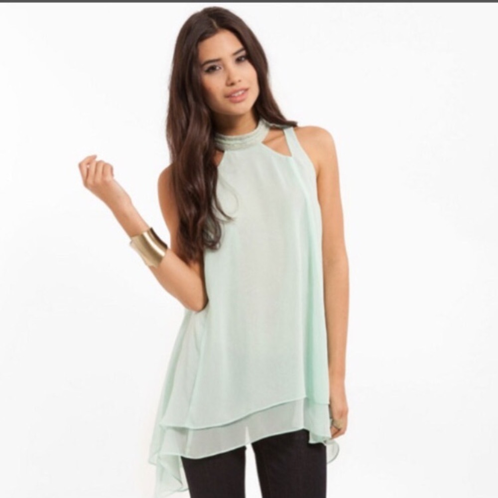 Toni high neck tank